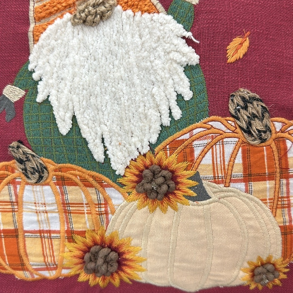 Gnome Pumpkin Fall Pillow and Apple Cider Scented‎ Gnome decoration - Picture 5 of 12
